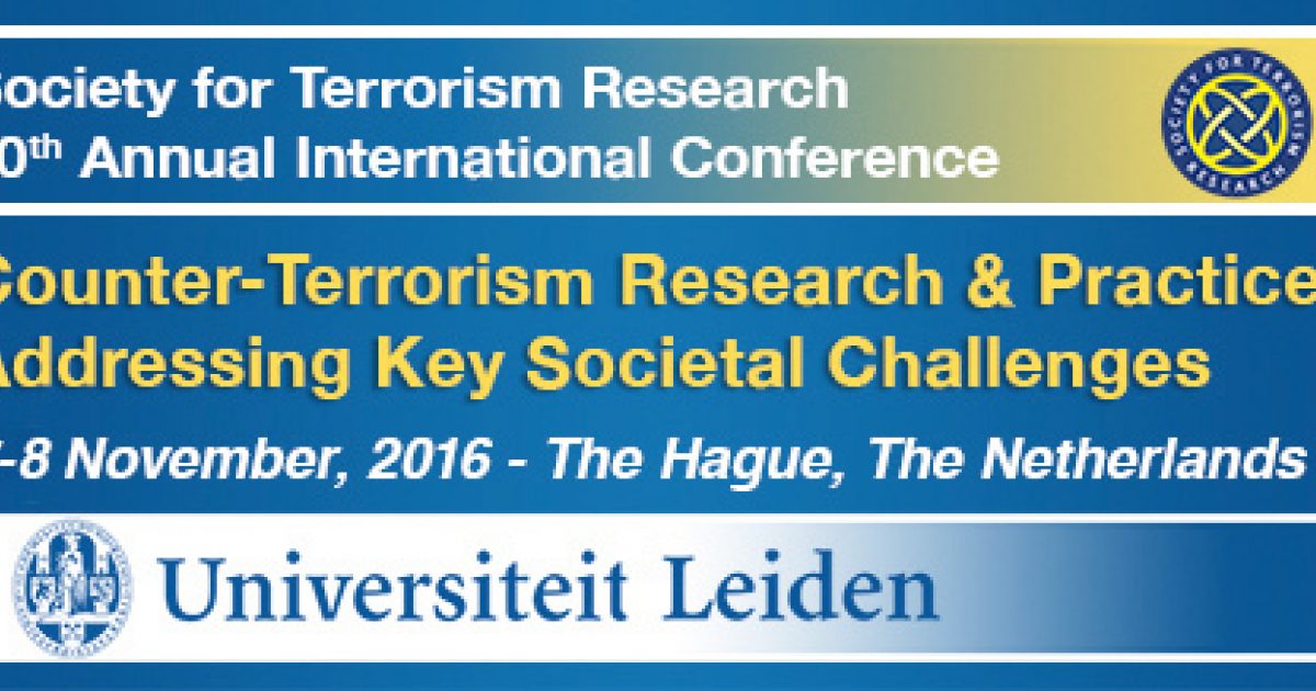 STR Will Hold Two Conferences in 2016 Society for Terorrism Research